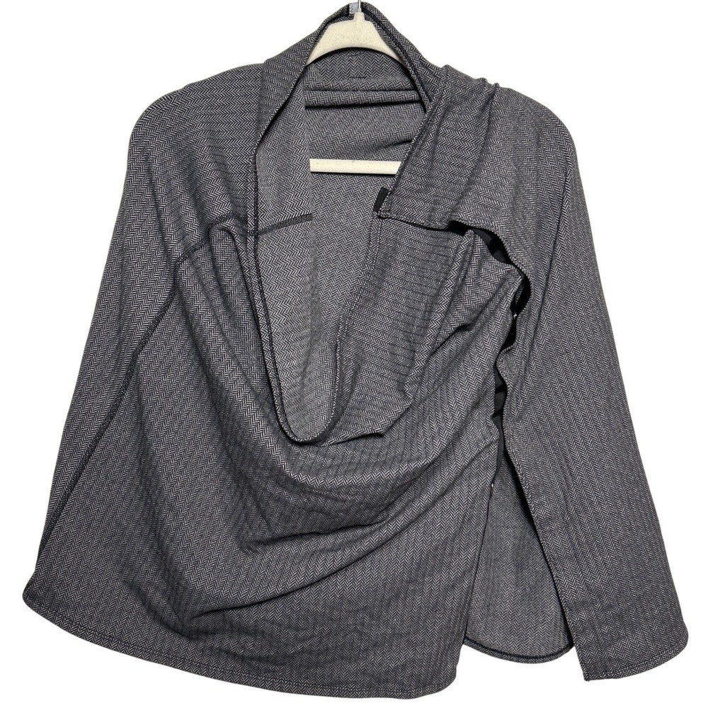 Lululemon vinyasa scarf Herringbone Snap Closure 27" Wide 58" Long EUC